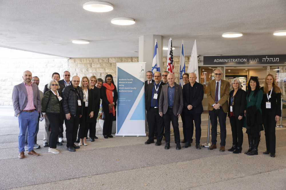 UCLA delegation to HUJI Feb 2024