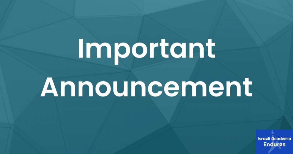 important announcement hebrew university